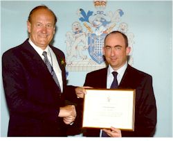 Photo showing Sir John Stevens and Anthony Doyle